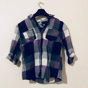 Purple Plaid Flannel